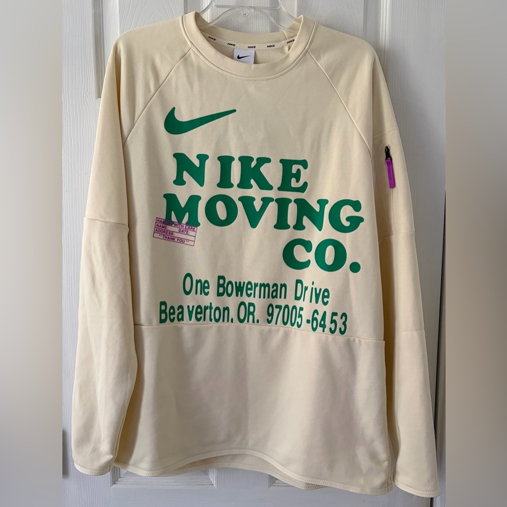 Nike Dri-FIT Cream Sweatshirt